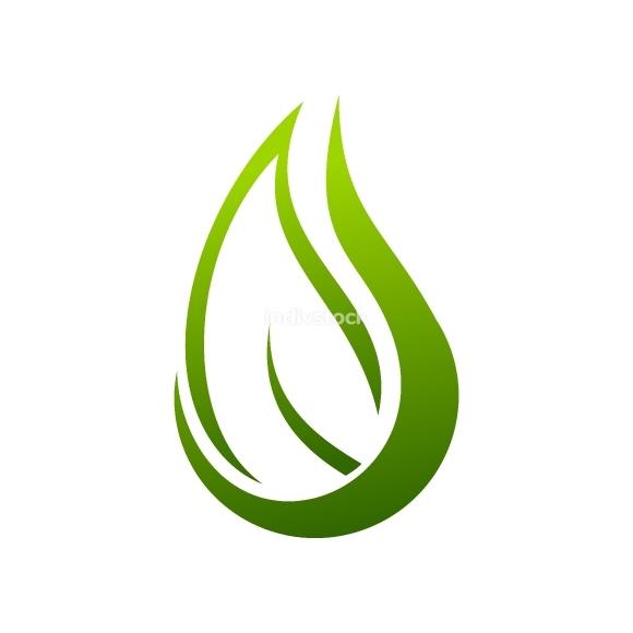 Drop Green Logo - Indivstock. Royalty Free Image, Photo And Vectors