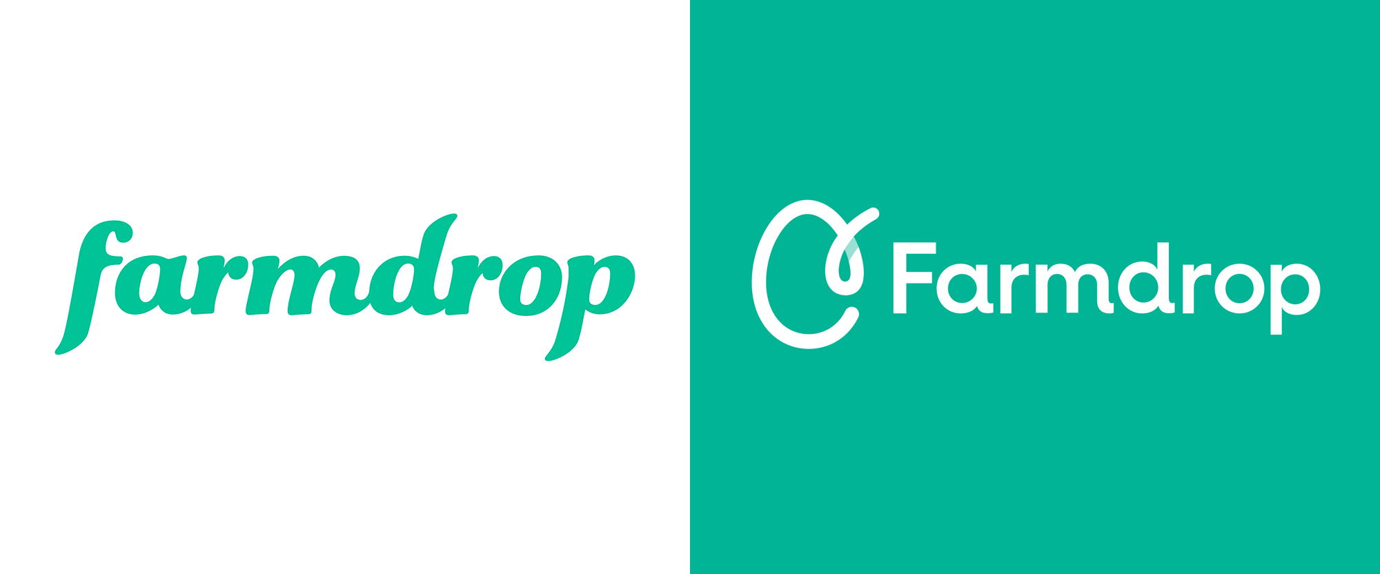 Drop Green Logo - Brand New: New Logo and Identity for Farmdrop by Confederation ...