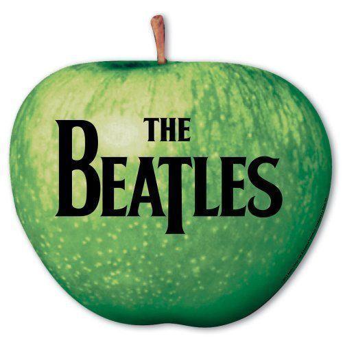 Drop Green Logo - The Beatles Apple Logo Drop T Green Mouse Mat Official Licensed Gift