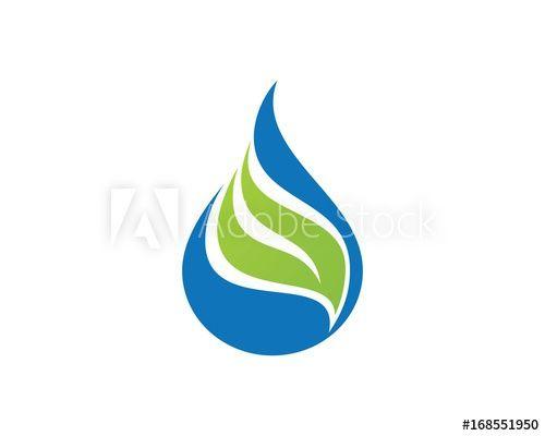 Drop Green Logo - drop water green logo this stock vector and explore similar