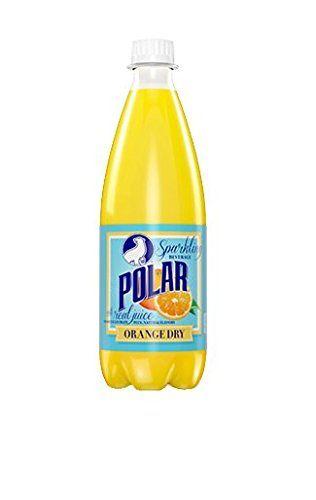 Polar Beverages Logo - Amazon.com : Polar Beverage Orange Dry Soda 20 oz pet pack of 24 ...