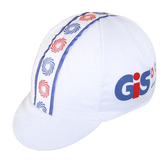 GIS Gelati Logo - Cycling cap Gis Gelati - White | All4Cycling