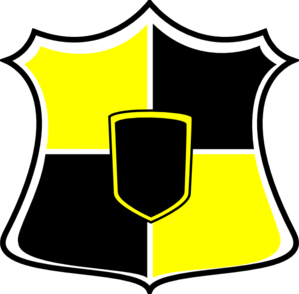 Black and Yellow Shield Logo - Black And Yellow Shield Clip Art clip art