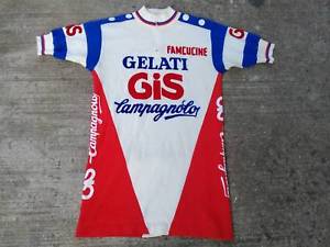 GIS Gelati Logo - VINTAGE GIS GELATI WOOL CYCLING JERSEY - ITALY - 35