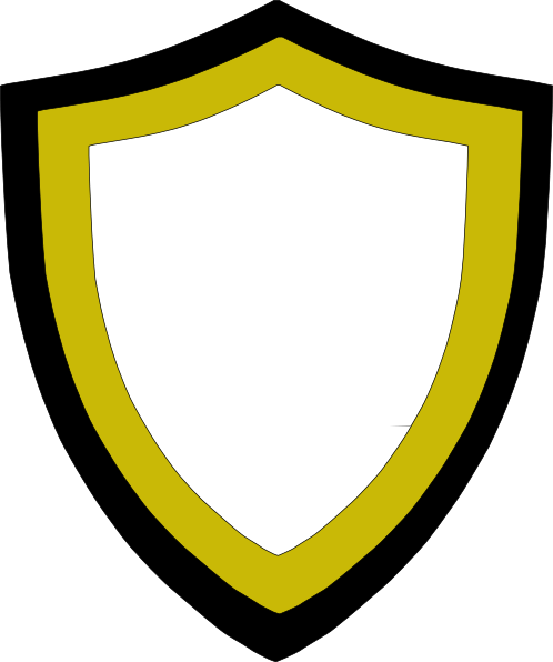 Black and Yellow Shield Logo - Black And Yellow Logo Png Image