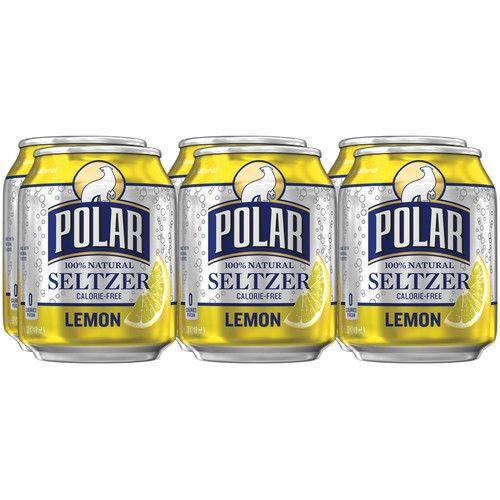 Polar Beverages Logo - POLAR BEVERAGES Polar Seltzer Lemon 8 Oz 6 8 Oz