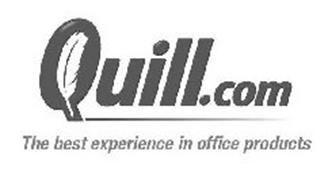 Quill Staples Logo - QUILL.COM THE BEST EXPERIENCE IN OFFICE PRODUCTS Trademark