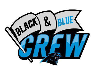 Blue Crew Logo - Carolina Panthers Black & Blue Crew Logo by Will Wyss | Dribbble ...