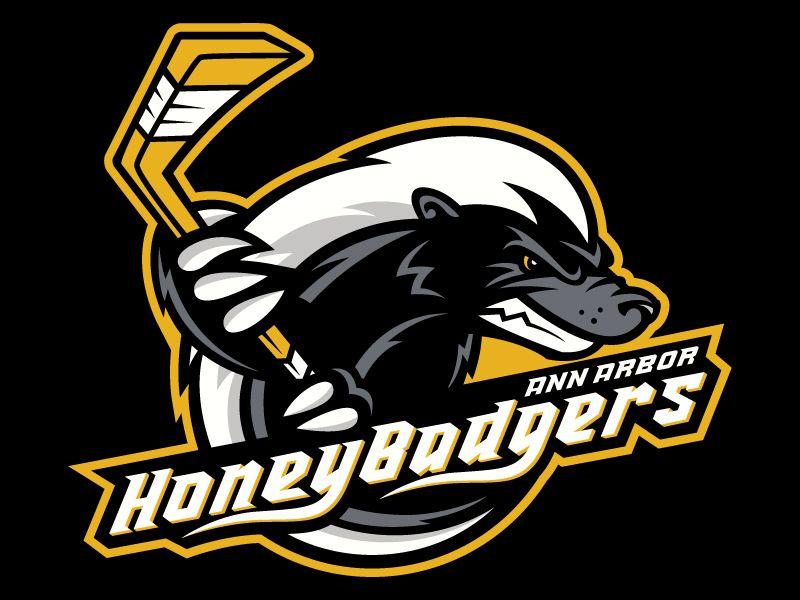 Badger Logo - Honey Badger Hockey Logo by Jennifer Harley | Dribbble | Dribbble