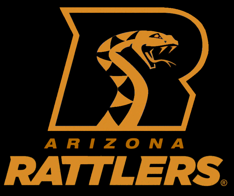Rattlers Logo - Image - 750px-Arizona Rattlers- Copper Logo - Black Backround with ...
