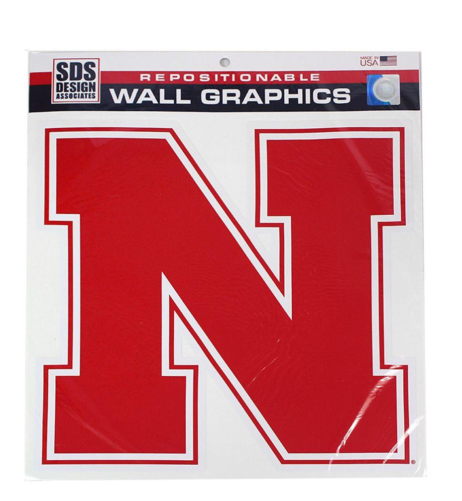 Big Red N Logo - N logo Wall Graphic Decal 12 inch