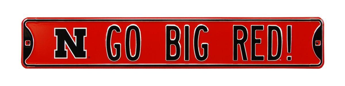 Big Red N Logo - Authentic Street Signs 70277 Go Big Red Logo