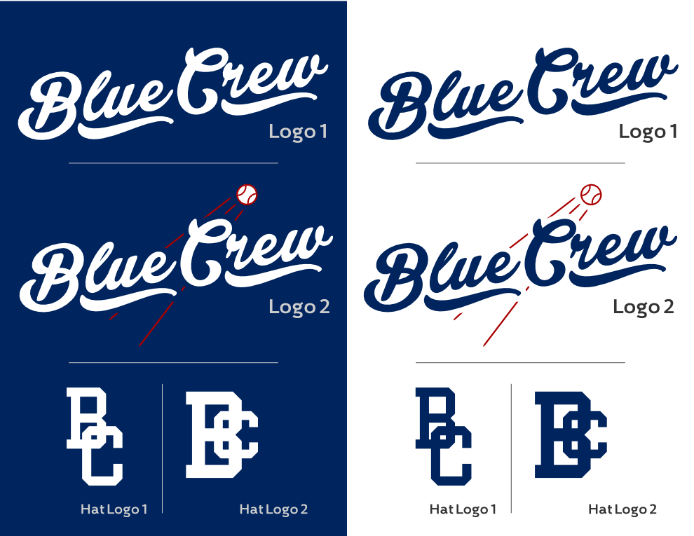 Blue Crew Logo - Softball Logos