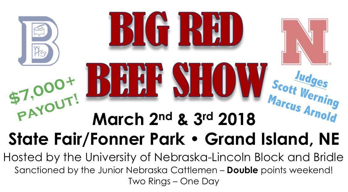 Big Red N Logo - Big Red Beef Show