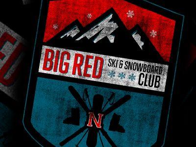 Big Red N Logo - UNL Red Ski Club Crest by Shane J. Wiggins