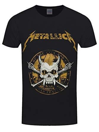 Metallica Scary Guy Logo - Metallica T Shirt Scary Guy Seal Band Logo Official Mens Black ...