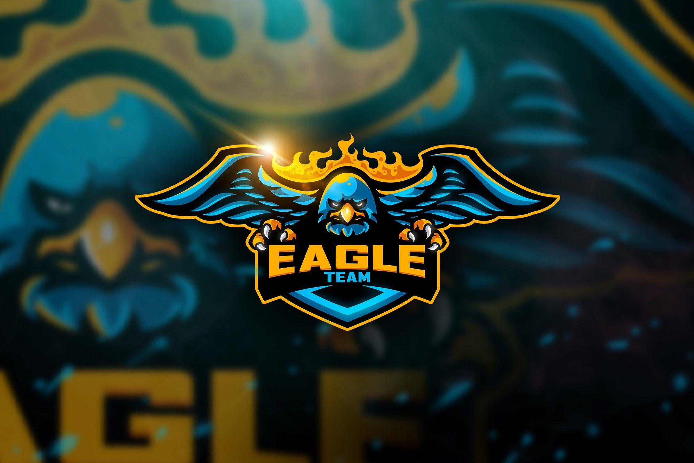 Eagle Mascot Logo - Eagle Team & Esport Logo Logo Templates Creative Market