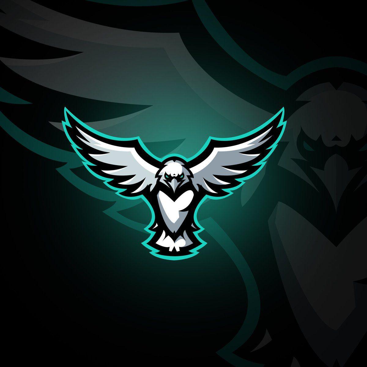 Eagle Mascot Logo - Brahim Skh Mascot Logo #illustration #Logo
