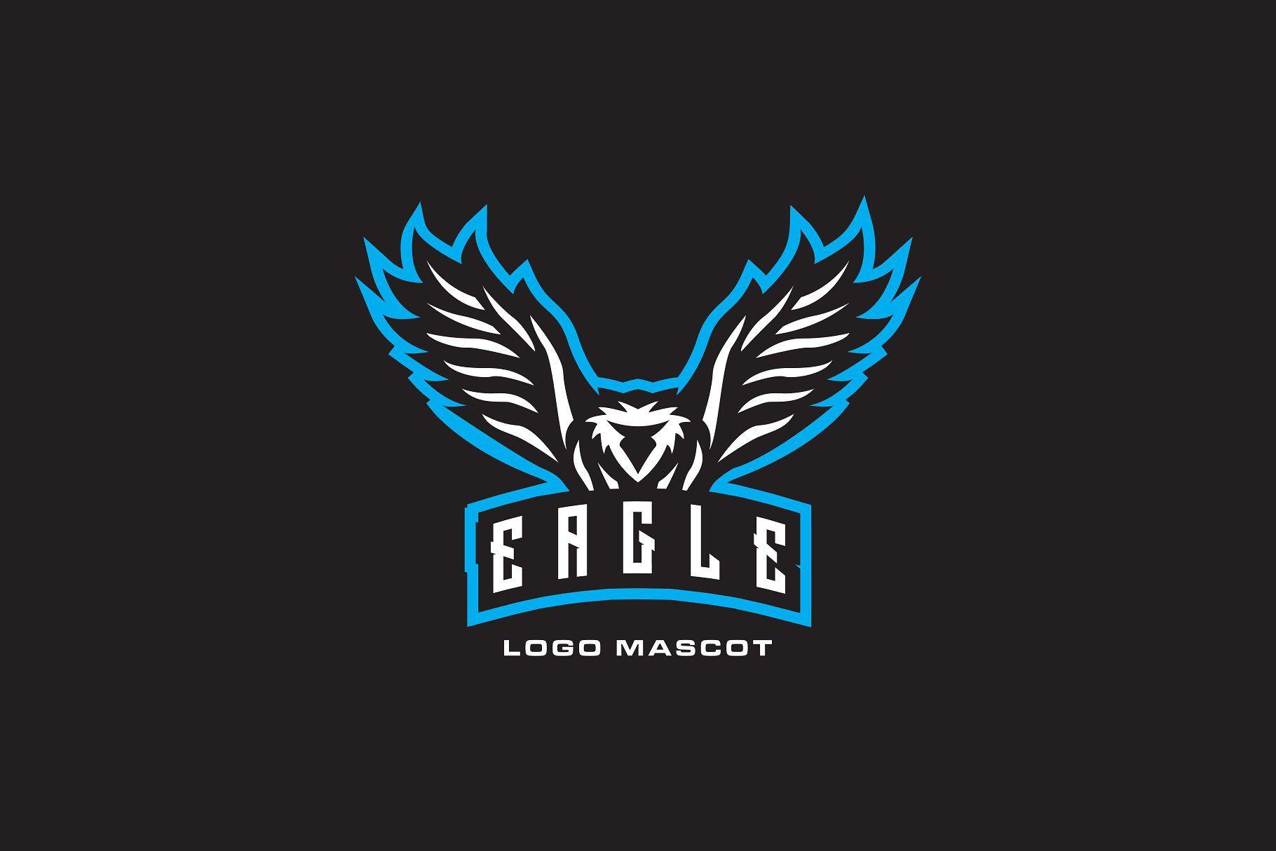 Eagle Mascot Logo - eagle mascot logo ~ Logo Templates ~ Creative Market