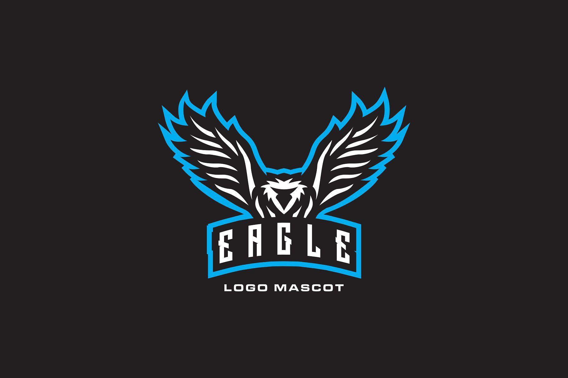 Eagle Mascot Logo - eagle mascot logo Logo Templates Creative Market