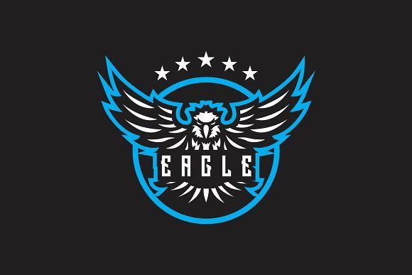 Eagle Mascot Logo - eagle mascot logo ~ Logo Templates ~ Creative Market