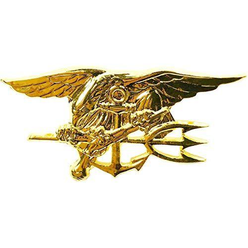 Navy Trident Logo - Gold US Navy SEAL USN Trident Insignia Mini Pin 1.5