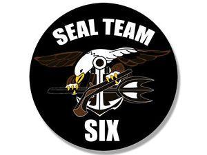 Navy Trident Logo - 4x4 inch ROUND Seal Team 6 Sticker -navy logo eagle trident insignia ...