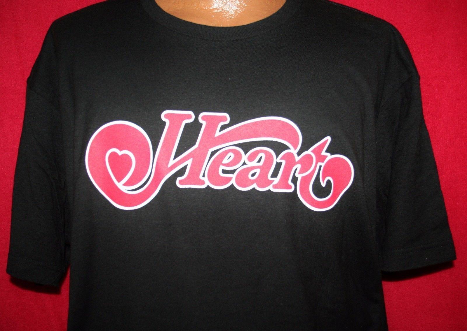 Heart Classic Rock Band Logo - HEART Female Classic Rock Band Logo T-SHIRT XL Ann & Nancy Wilson ...