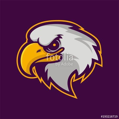 Eagle Mascot Logo - Eagle Mascot Logo For Sport Team Stock Image And Royalty Free