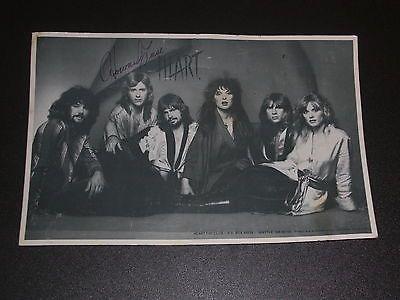 Heart Classic Rock Band Logo - HEART - CLASSIC Rock Band - Authentic Autographed 8x10 Photograph ...