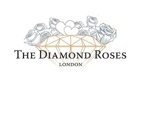 Diamond Roses Logo - Luxury Flower Delivery | Rose boxes with ribbon