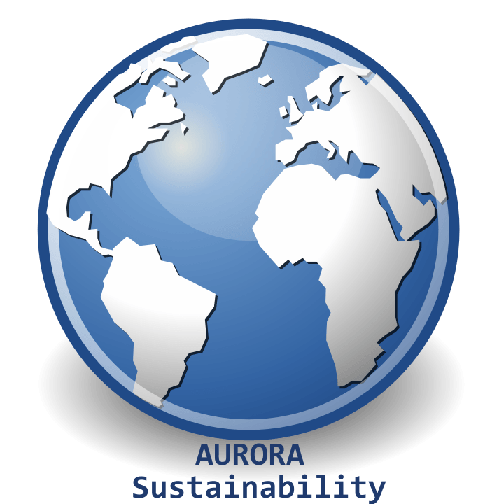 Circular Globe Logo - Aurora Sustainability Ltd