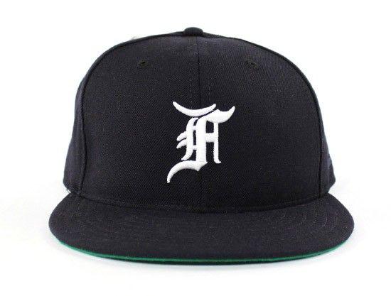 F Fear of God Logo - Fear of God Navy New Era Edition 59Fifty Fitted Hat (Green Under ...
