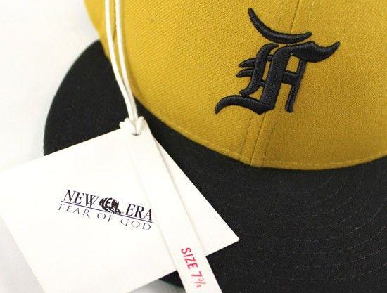 F Fear of God Logo - Fear of God Tan New Era Edition 59Fifty Fitted Hat - Fitteds ...