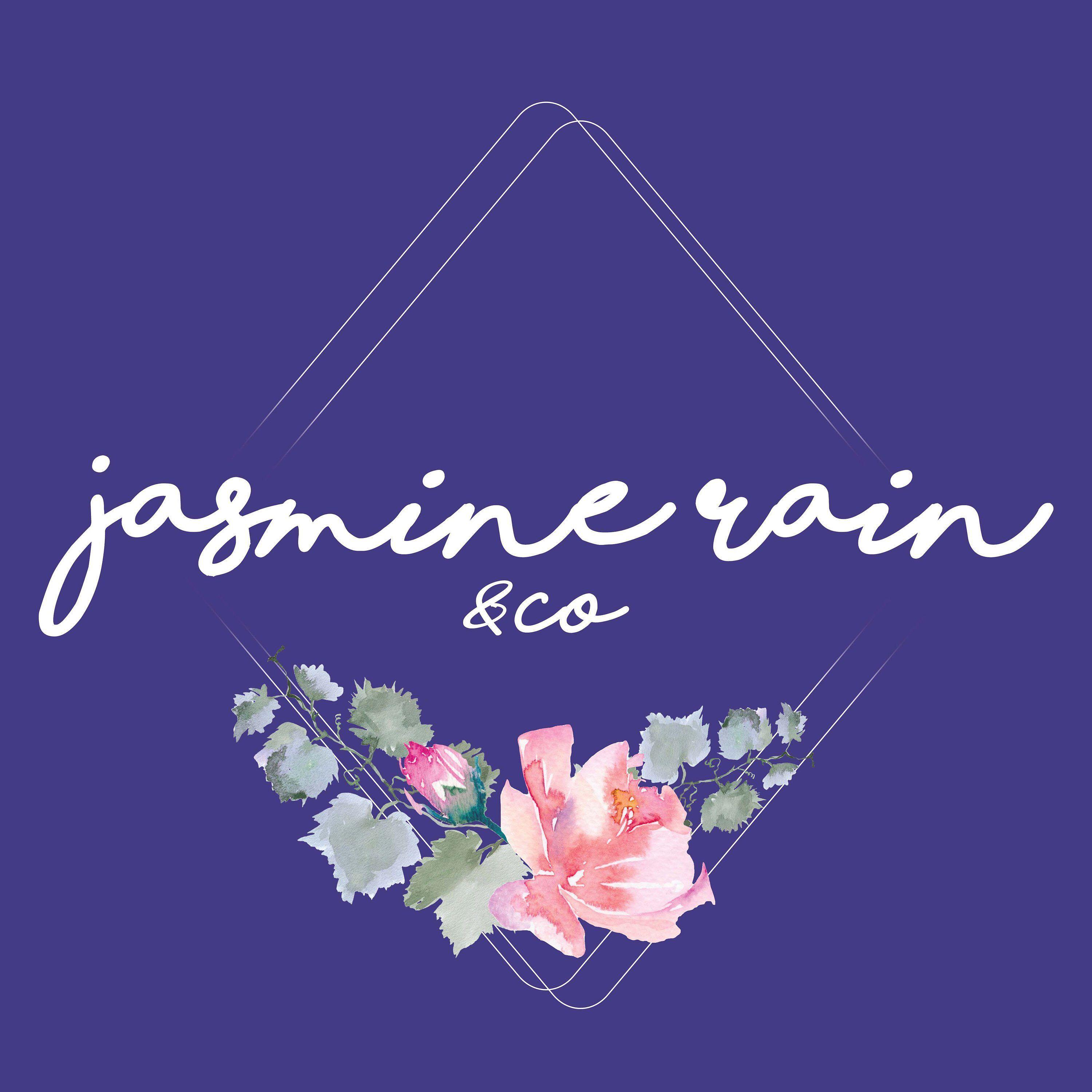 Diamond Roses Logo - Simple pre-made logo with diamond and flowers, Triangle design ...