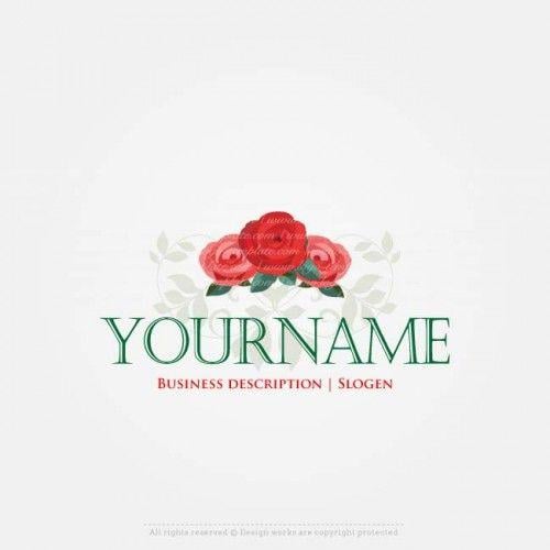 Diamond Roses Logo - Create a Logo Online - Diamond Jewel logo template