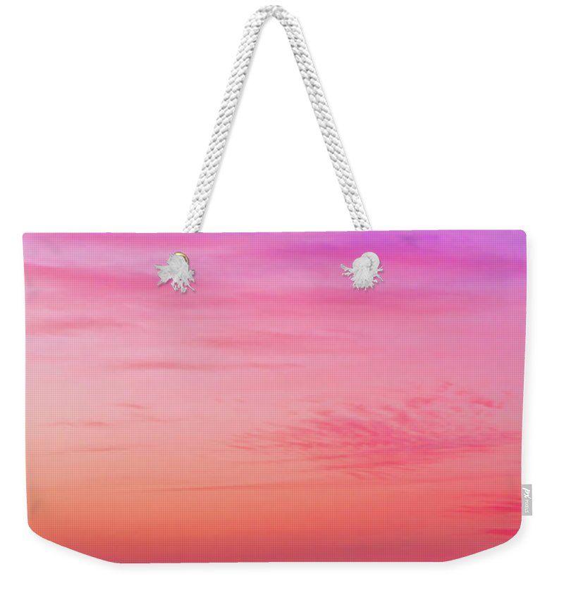 Pink White and Blue Mountains Logo - Pink Sky Over Blue Mountains Weekender Tote Bag for Sale by Jenny ...