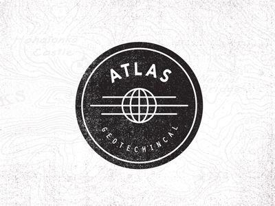 Circular Globe Logo - atlas. Design. Logo design, Logos, Logo design inspiration