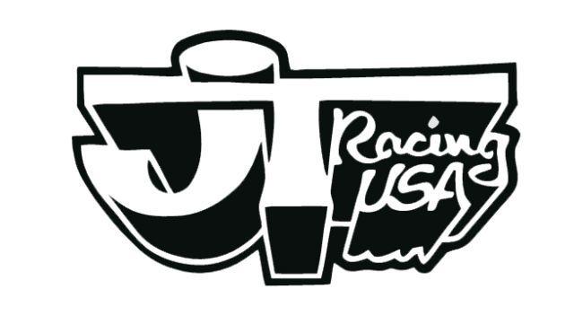 JT Racing Logo - JT Racing Sticker X 2 Pair Motocross TWINSHOCK VINDURO BMX Enduro