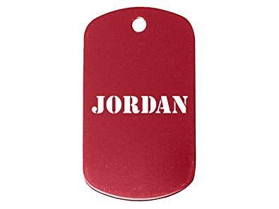 Name Red Dog Logo - Amazon.com: Red Dog Tag Only No Chain Names Jordan: Jewelry