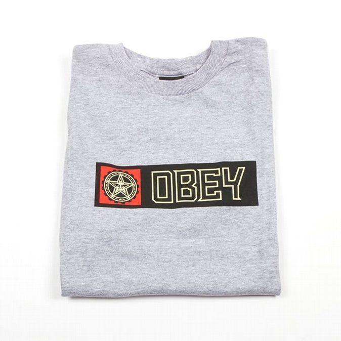 Obey Star Gear Logo - OBEY 90s Star Gear T Shirt € 15 Short Sleeve T Shirts