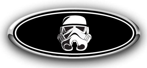Ford Truck Logo - Ford Storm Trooper Overlay Emblem Decal: AutoGrafix Designs CHEVY