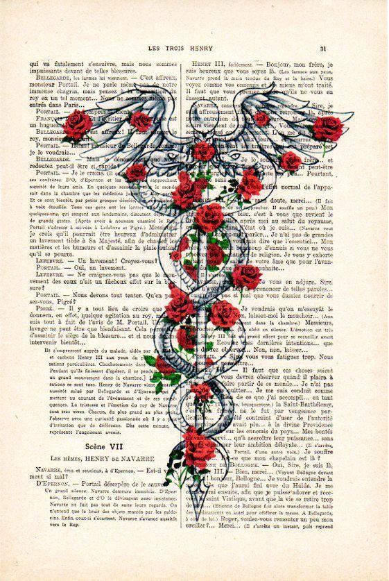 Doctors Office Cross Logo - Caduceus Symbol, Medical Art, Medicine, Rod of Asclepius Poster