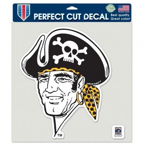 Pirates Old Logo - Pirates Die Cut 8 x 8 Old Logo Decal