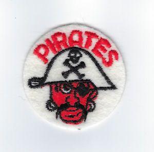 Pirates Old Logo - 1960's Pittsburgh Pirates patch 2 felt baseball vintage old logo