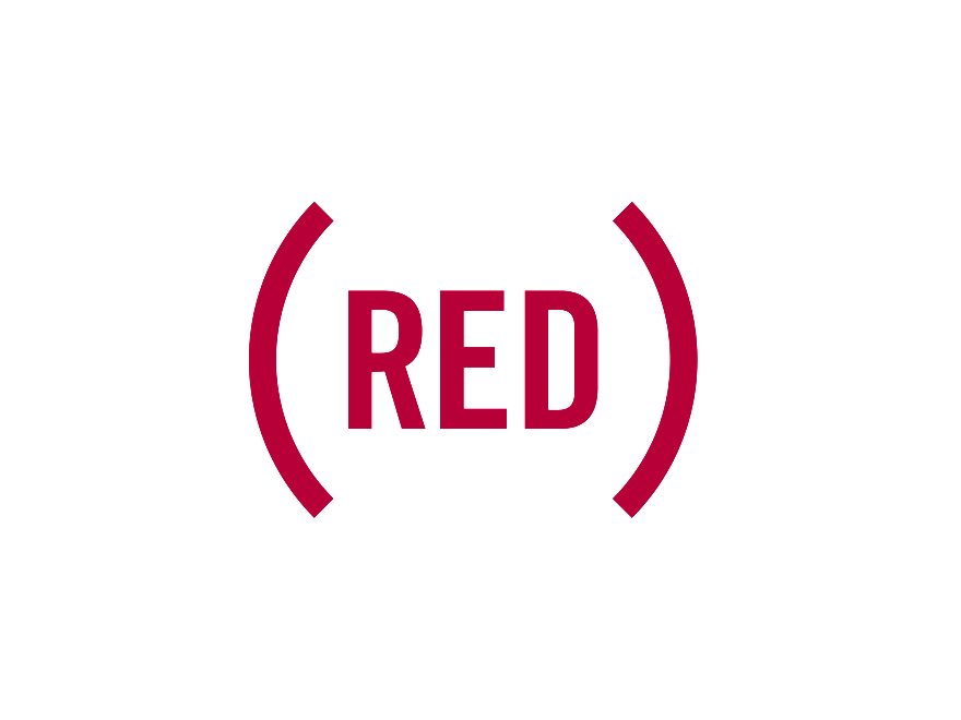 White with Red Logo - RED) logo