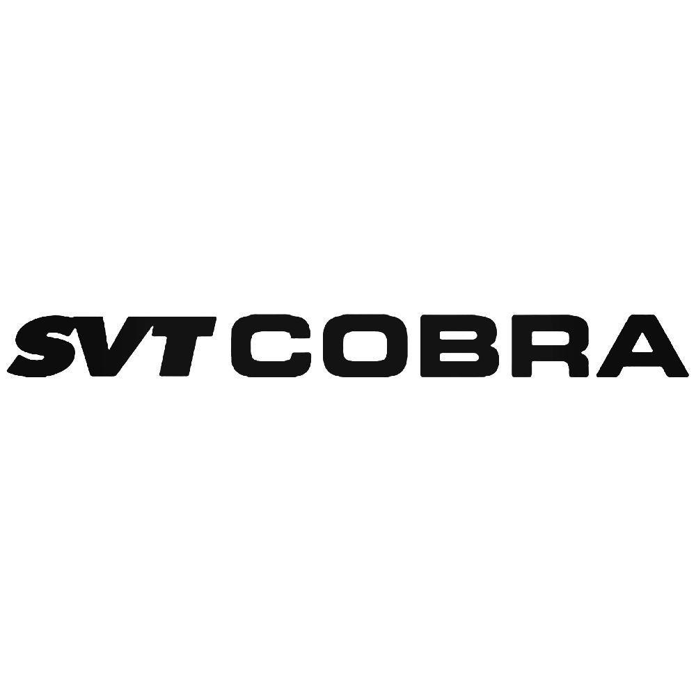 SVT Cobra Logo - Mustang Svt Cobra Vinyl Decal Sticker