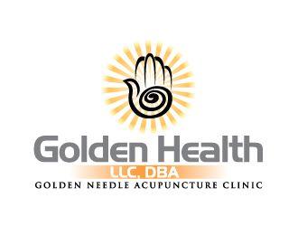 Golden Health Logo - Golden Health LLC, DBA: Golden Needle Acupuncture Clinic logo design ...