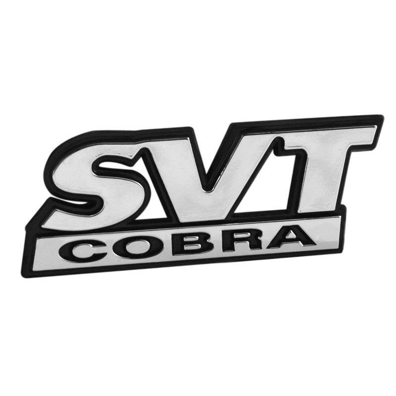 SVT Cobra Logo - 1999 2002 Ford Mustang Chrome SVT Cobra Trunk Lid Emblem