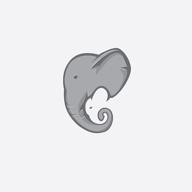 Two Elephant Logo - Two Elephants Logo on | Logo Design | Elephant logo, Logo design, Logos
